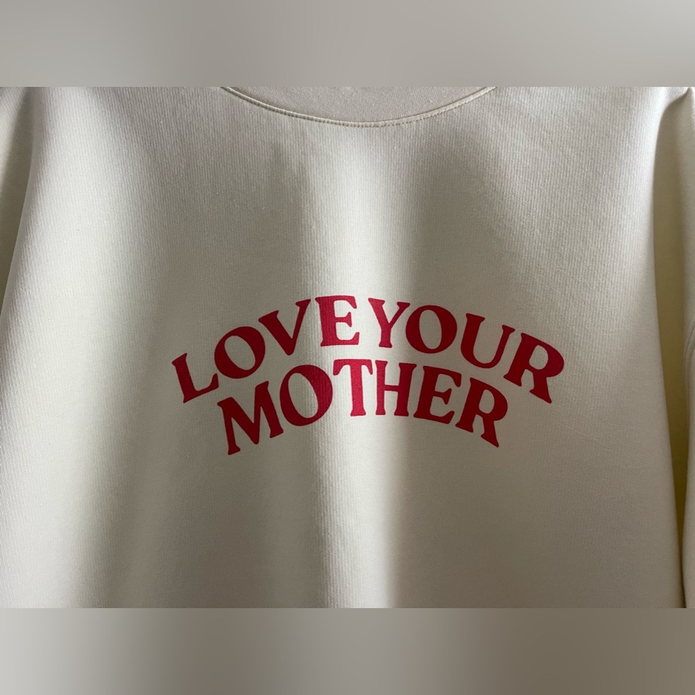 As Colour Relax Sweatshirt ‘Love Your Mother’ Custom Size Large - Picture 5 of 16
